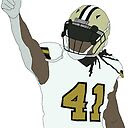 Alvin Kamara Wallpaper HD Custom New Tab pour Google Chrome